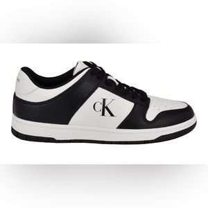 Calvin Klein Size 10.5 Men Low Cmdavery2-r  Sneakers Black/white New Without Box